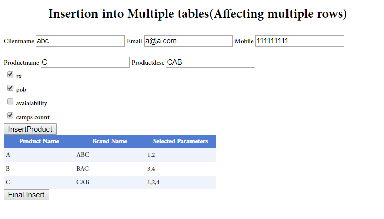Inserting Data Into Multiple Tables In MSSQL At Once In .NET (Affecting ...