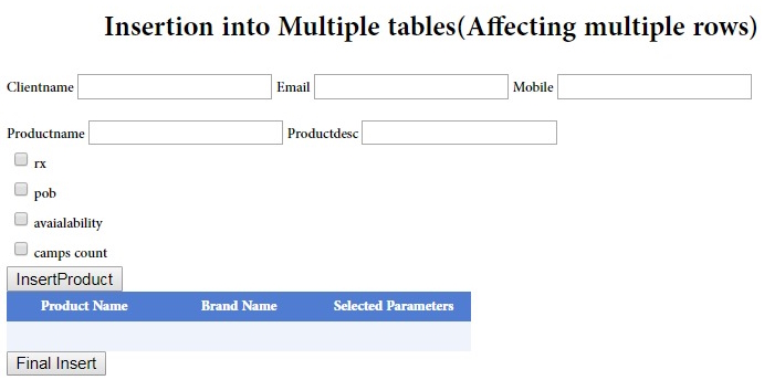Inserting Data Into Multiple Tables In MSSQL At Once In .NET (Affecting ...