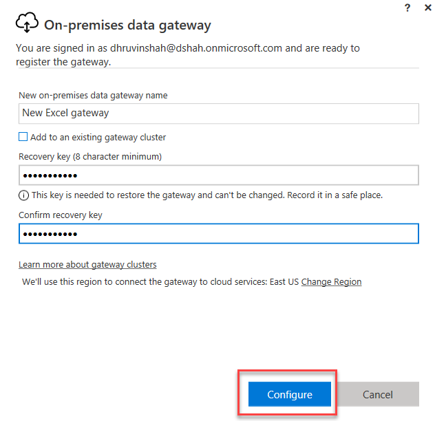 Install And Configure Data Gateway For OnPremise Excel Files In Power BI