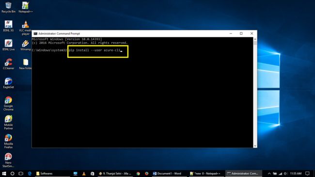choco install azure cli choco install azure cli