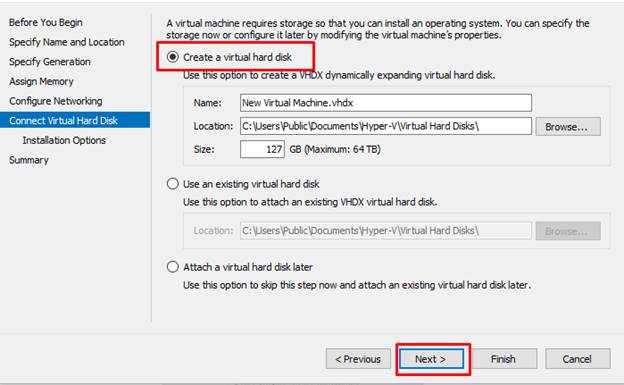 Virtual Machine setup