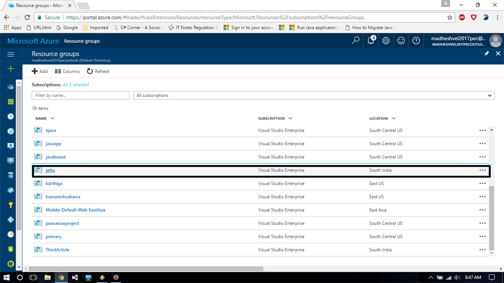 Install Java Application Server In Azure Virtual Machine