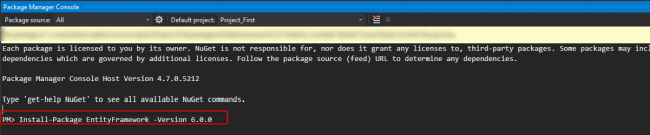 Install NuGet packages in Visual Studio