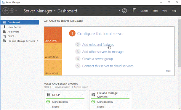 Install Windows Server Backup Feature In Windows Server 2016
