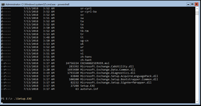 Installation And Configuration Of Exchange 2019 On Core 2019