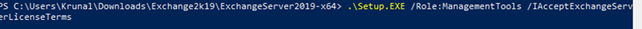 Installation And Configuration Of Exchange 2019 On Core 2019