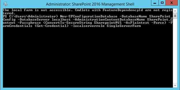 Installation Of SharePoint 2016 Server