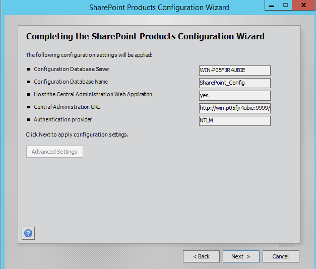 Installation Of SharePoint 2016 Server