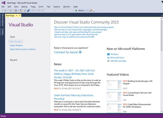 Installation Steps For Visual Studio Community Edition 2015
