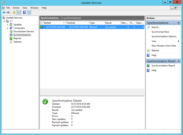 Installing and configuring WSUS