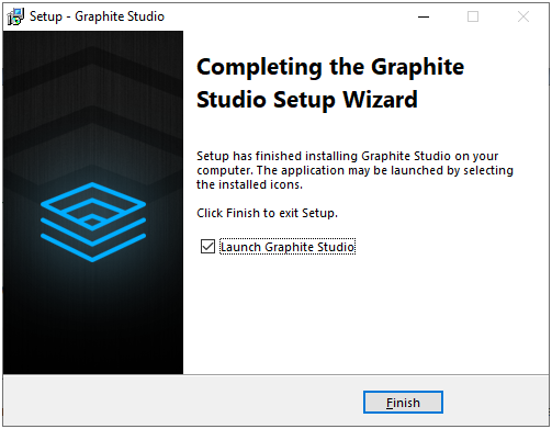 GraphiteStudio-CompletingSetup-LaunchStudio