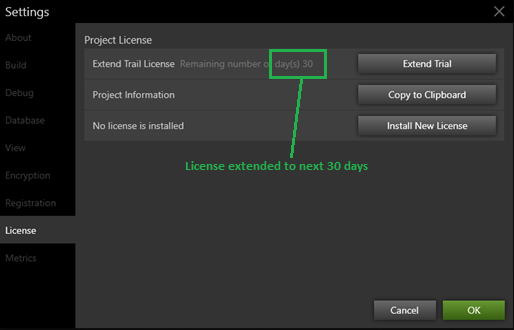 GraphiteIDE-LicenseExtendedSettingTab