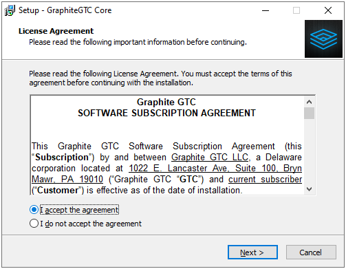 GraphiteCore-License-Agreement