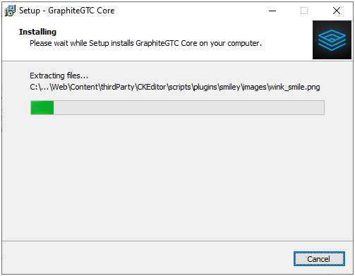 GraphiteCore-InstallationProgress