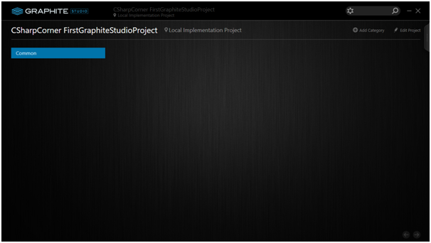 GraphiteIDE-ApplicationHomePage