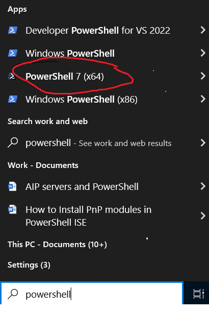 Installing PnP PowerShell 2.x On Windows 10