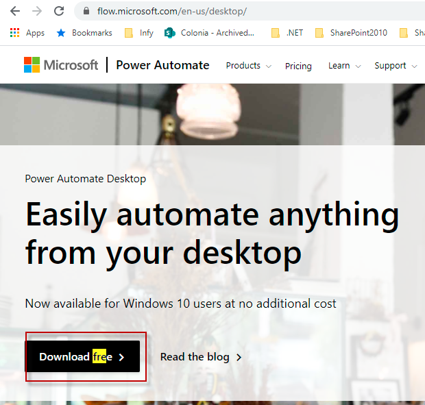 Installing Power Automate Desktop
