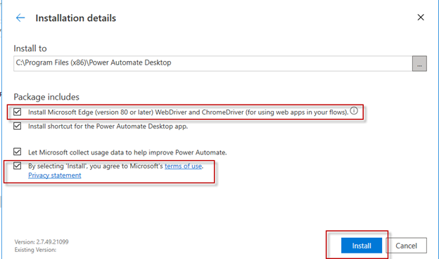 Installing Power Automate Desktop