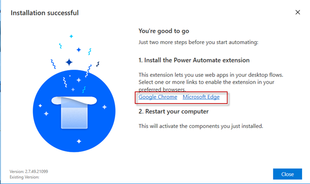 Installing Power Automate Desktop