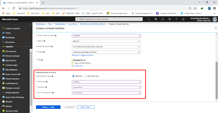 Installing WordPress On Azure