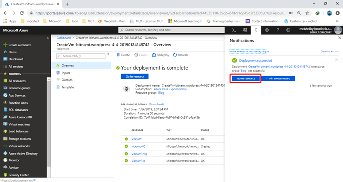 Installing WordPress On Azure