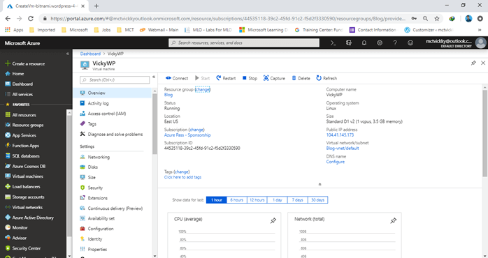 Installing WordPress On Azure
