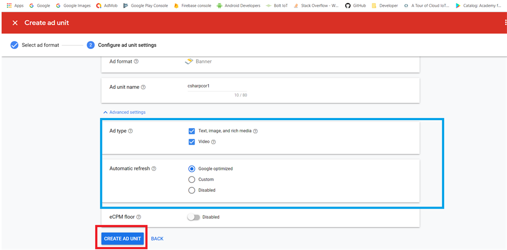 Integrate Ad-Mob Banner Ad In Android Application