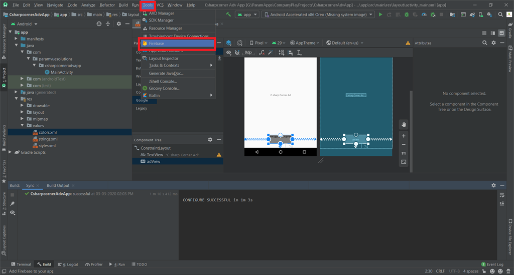 Integrate Ad-Mob Banner Ad In Android Application