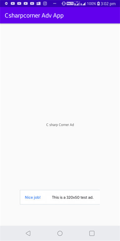 Integrate Ad-Mob Banner Ad In Android Application