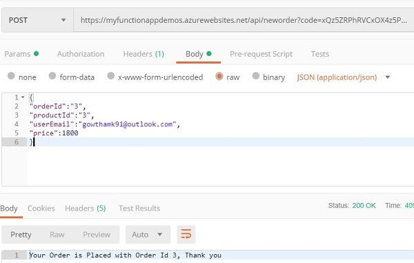 Integrate Azure Blob in Azure Functions