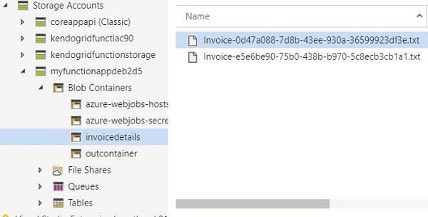 Integrate Azure Blob in Azure Functions