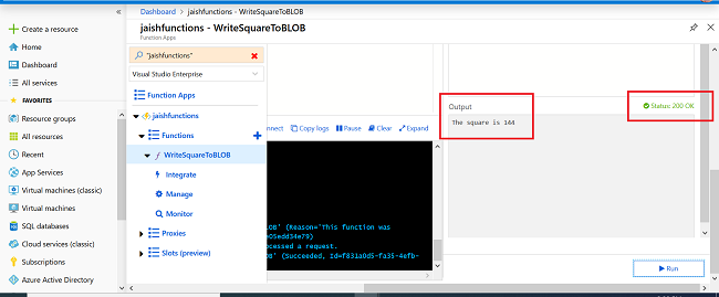 Integrate Node.js Azure Functions With BLOB Storage