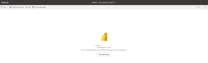 Integrate Power BI to SharePoint Online List