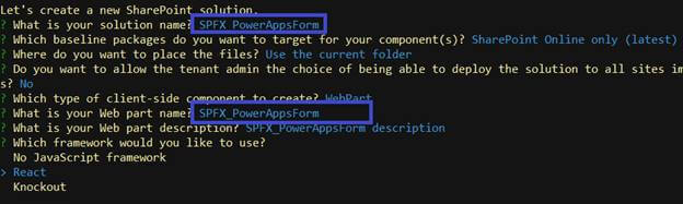 Integrate PowerApps with SPFX WebPart