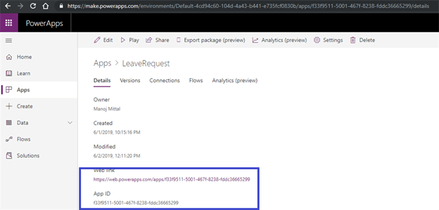 Integrate PowerApps with SPFX WebPart