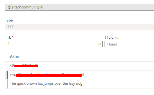Integrating Microsoft 365 into Azure DNS
