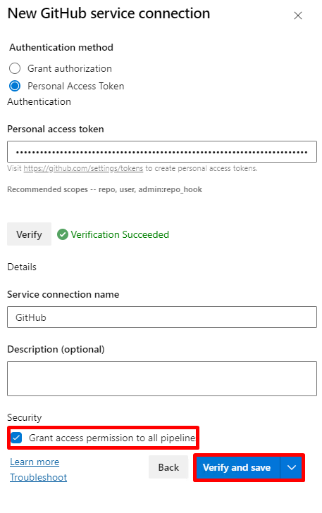 Grant access permission