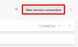 New service connection