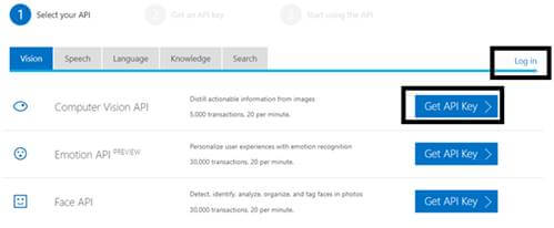 Microsoft Cognitive services