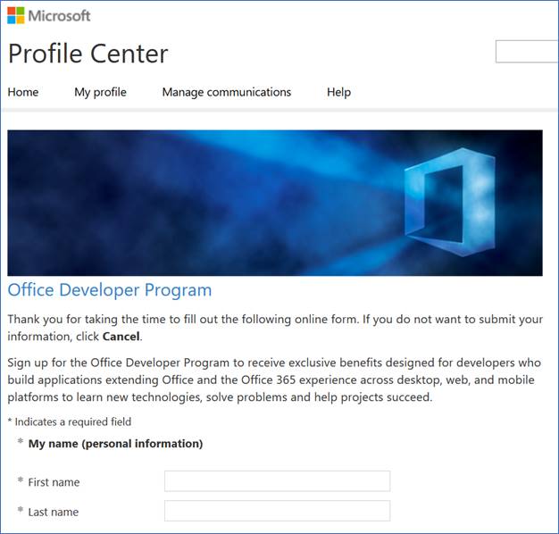 Introducing microsoft office 365 developer program