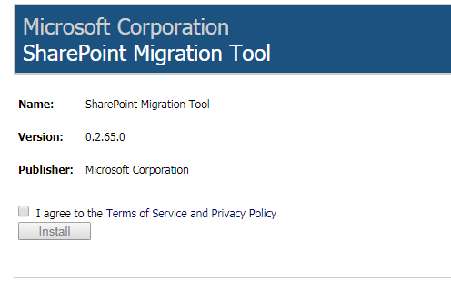 SharePoint Migration Tool