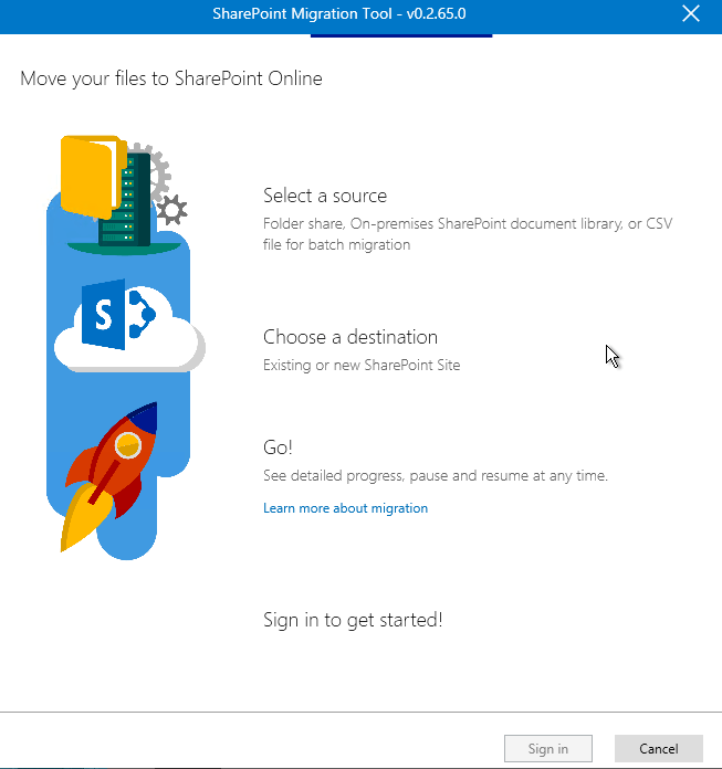 SharePoint Migration Tool