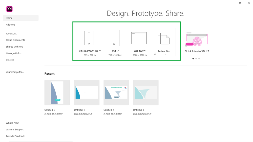 Introduction To Adobe XD