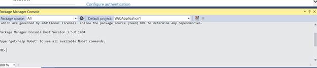 command successfully
