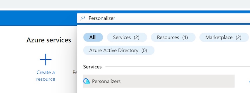 Azure Personalizer