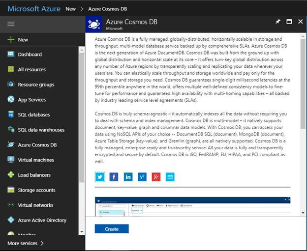 Document DB In Azure