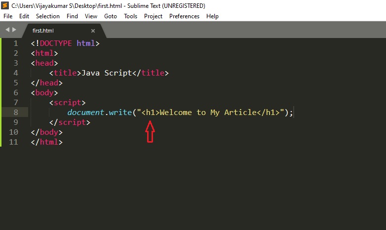 Introduction to JavaScript