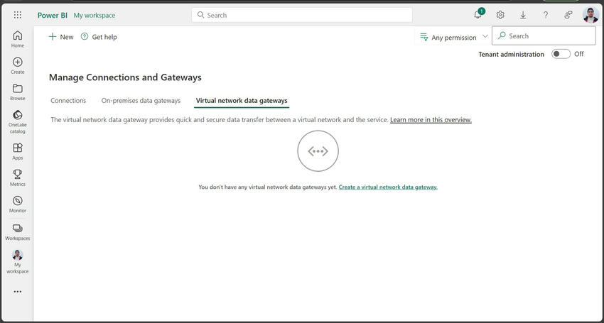 Virtual Network Data