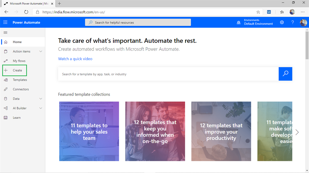 Introduction To Microsoft Flow And Creating A Simple Automated Flow