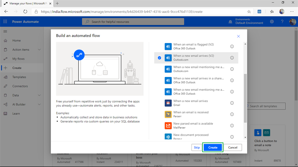 Introduction To Microsoft Flow And Creating A Simple Automated Flow